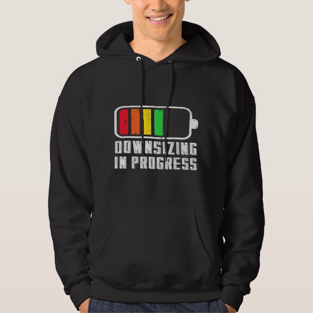 Downsizing Progress Gastric Bypass Surgery Weight  Hoodie (Front)
