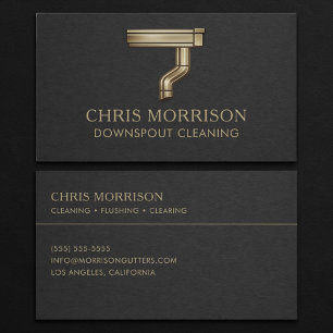 Downspout Cleaning Business Card