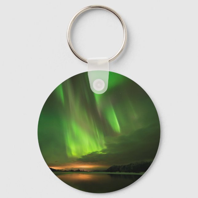 Downstream Aurora Key Ring (Front)