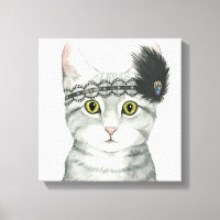 Downton Cat | Bejeweled With Lace