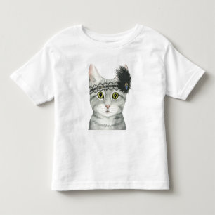 Downton Cat   Bejeweled With Lace Toddler T-Shirt