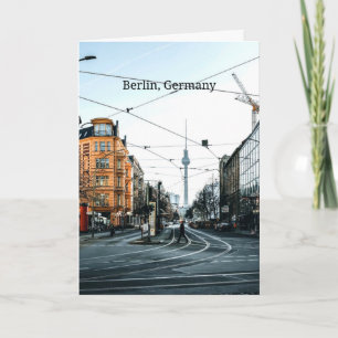Downtown Berlin, Germany photograph Card