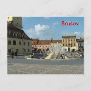 Downtown Brasov Postcard