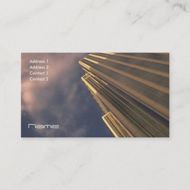 Downtown Business Cards (Front)