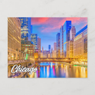 Downtown Chicago, Illinois, USA Postcard