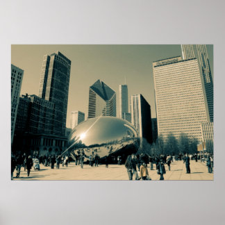 Downtown Chicago Poster