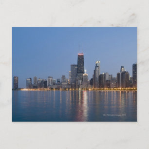 Downtown Chicago Skyline Postcard