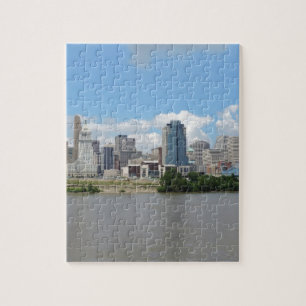 Downtown Cincinnati skyline Jigsaw Puzzle