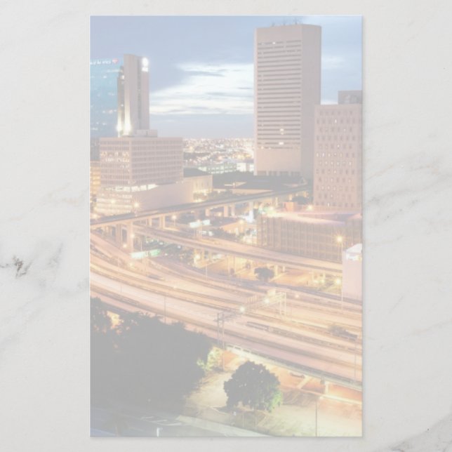 Downtown City View Stationery (Front)