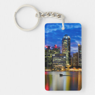 Downtown core key ring