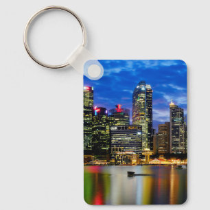 Downtown core key ring