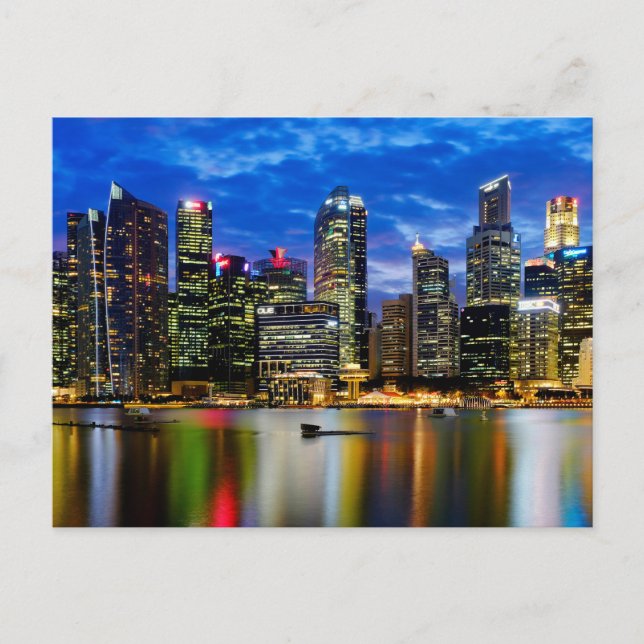 Downtown core postcard (Front)