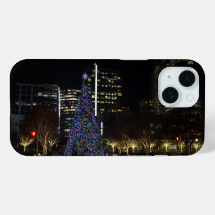 Downtown Dallas Christmas iPhone Case