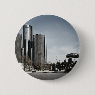 Downtown Detroit 6 Cm Round Badge