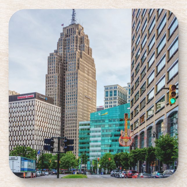 Downtown Detroit Coaster (Front)