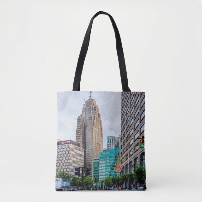Downtown Detroit Tote Bag (Front)