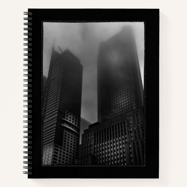 Downtown Fogfest No 2 with Border Notebook (Front)