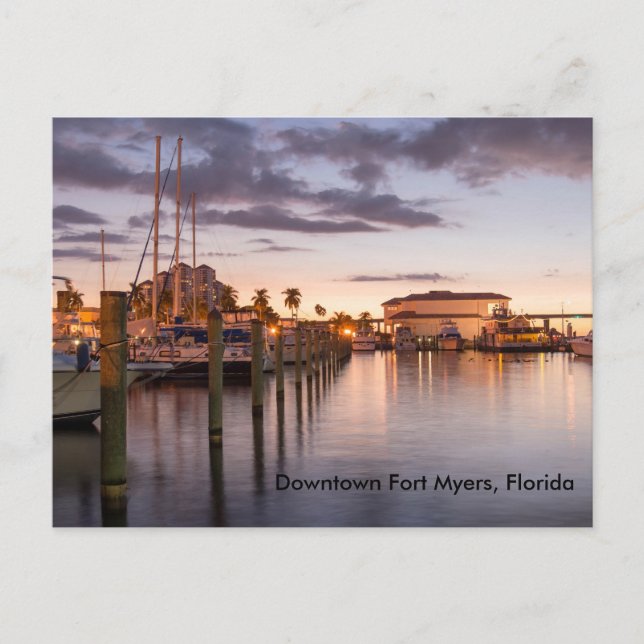 Downtown Fort Myers, Florida Postcard (Front)