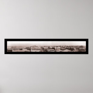 Downtown Galveston, TX Photo 1910 Poster