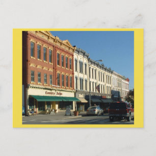 Downtown HONESDALE, Pennsylvania Postcard