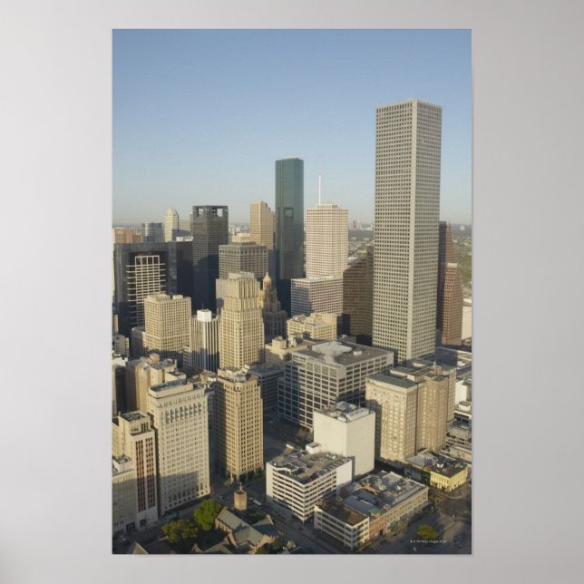 Downtown Houston Poster (Front)