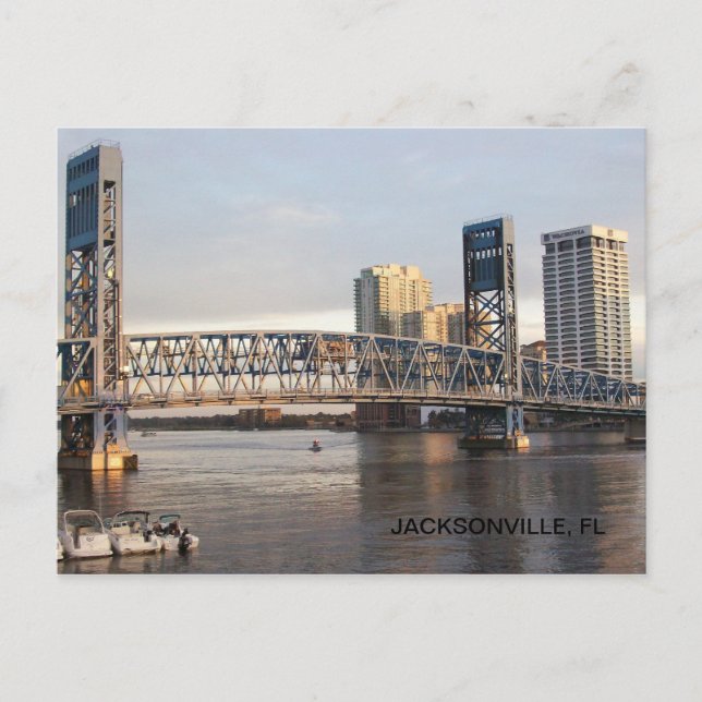 Downtown Jacksonville, Florida Postcard (Front)