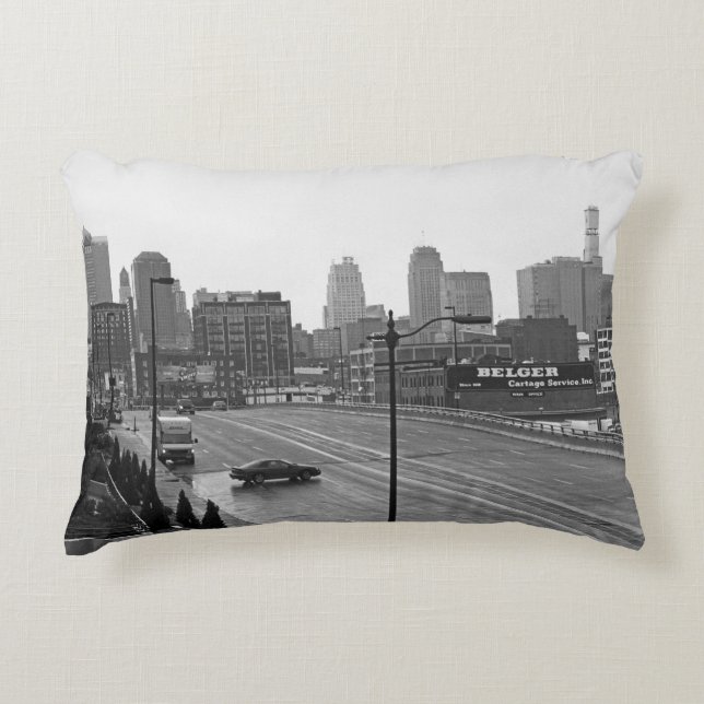 Downtown Kansas City Decorative Cushion (Front)