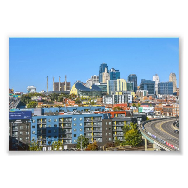 Downtown Kansas City, Missouri View Photo Print (Front)