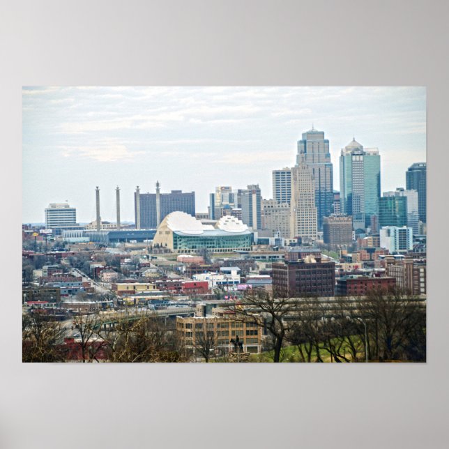 Downtown Kansas City, Missouri, View Poster (Front)