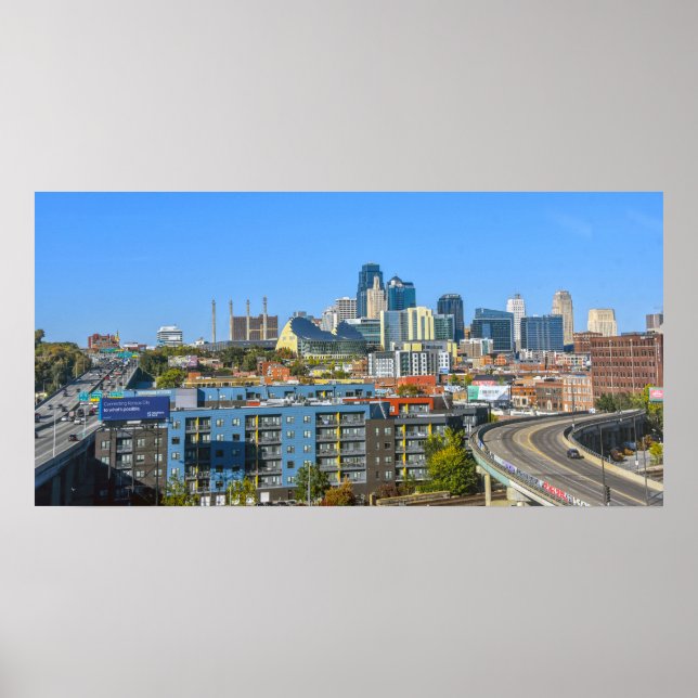 Downtown Kansas City, Missouri View Poster (Front)