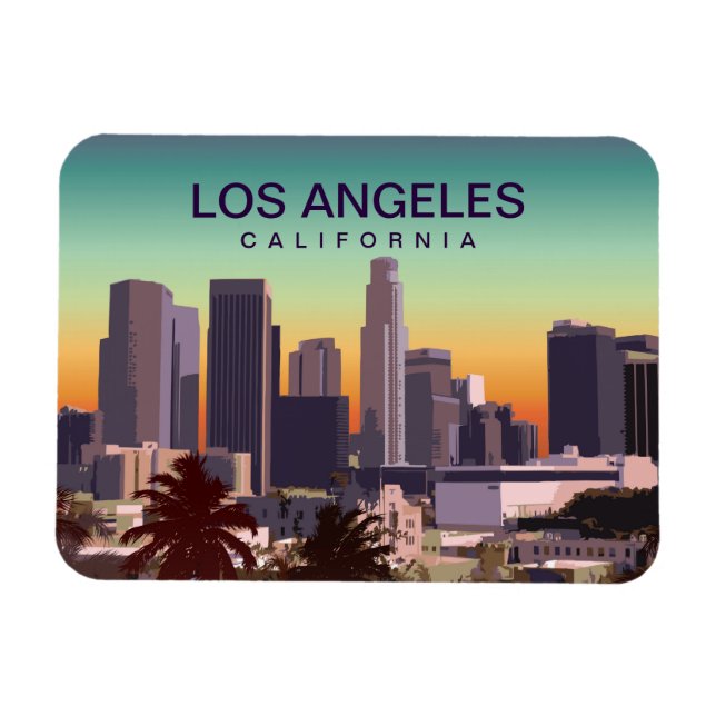 Downtown L.A. California Magnet (Horizontal)