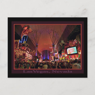 Downtown LasVegas Postcard