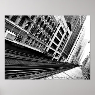Downtown Loop, Chicago Poster