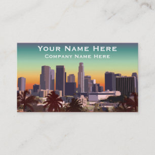 Downtown Los Angeles - Customisable Image Business Card