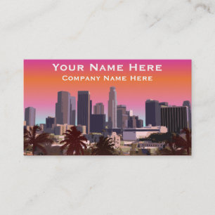Downtown Los Angeles - Customisable Image Business Card