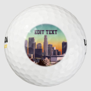 Downtown Los Angeles - Customisable Image Golf Balls