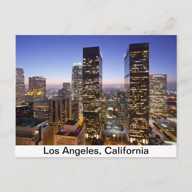 Downtown Los Angeles Postcard (Front)