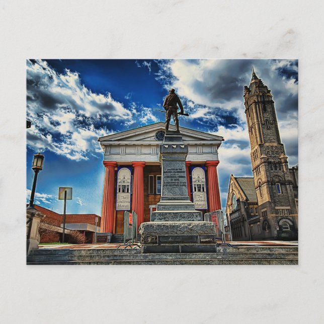 downtown Lynchburg va Postcard (Front)