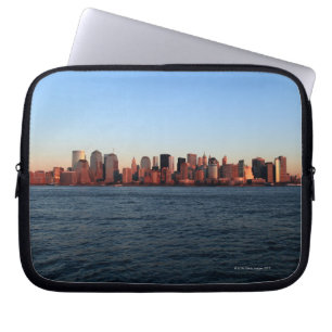 Downtown Manhattan at dusk Laptop Sleeve