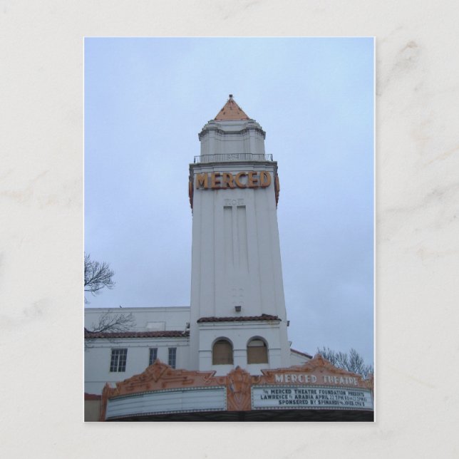 Downtown Merced Postcard (Front)