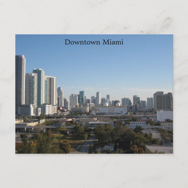 Downtown Miami Postcard (Front)