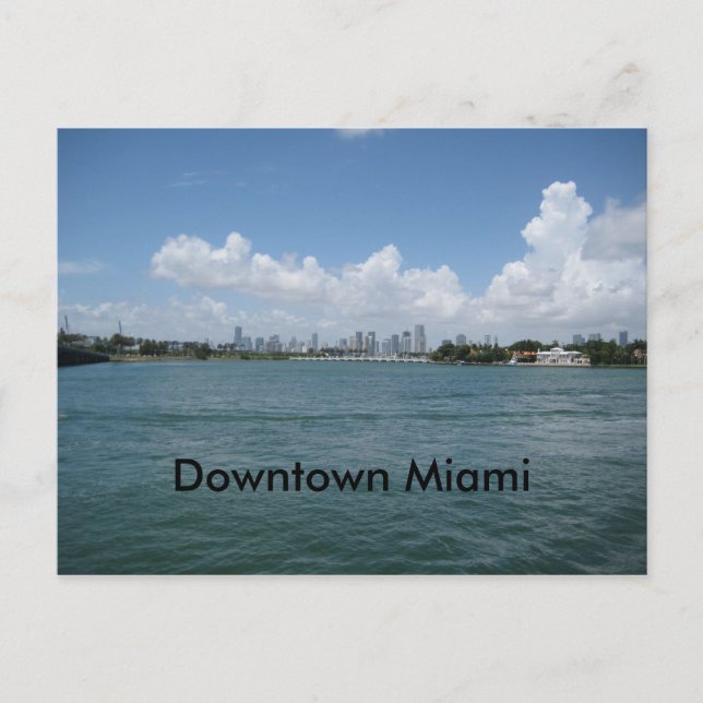 Downtown Miami Postcard (Front)