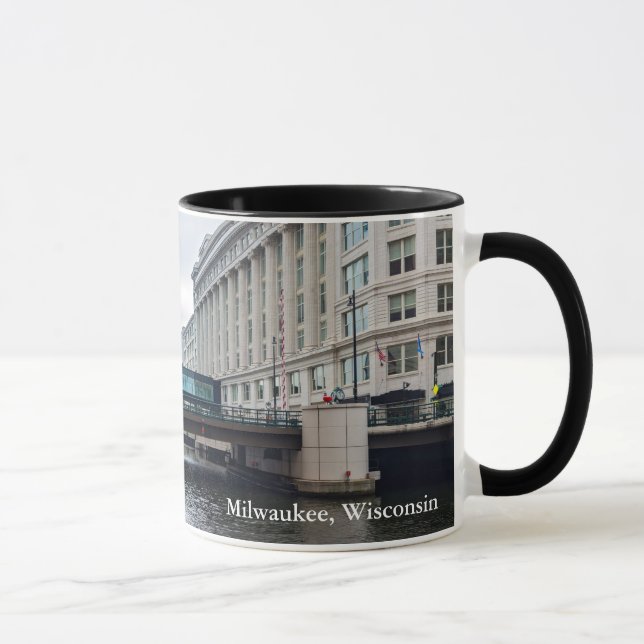 downtown milwaukee riverfront and architecture mug (Right)