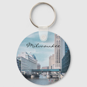 Downtown Milwaukee Wisconsin Key Ring