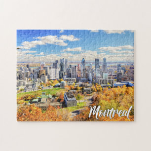Downtown Montreal, Quebec, Canada Jigsaw Puzzle