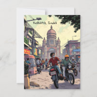 Downtown Motor Bikes in Kolkata, India