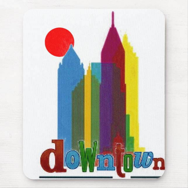 downtown mouse mat (Front)