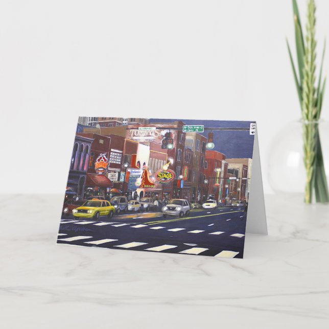 "Downtown Nashville" Note Card (Front)