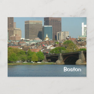 Downtown of Boston Postcard