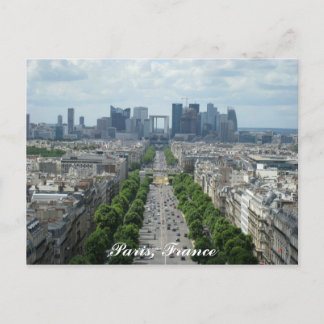Downtown Paris Postcard